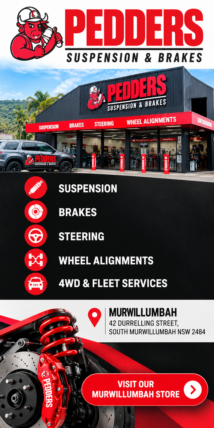 Pedders Suspension Murwillumbah
